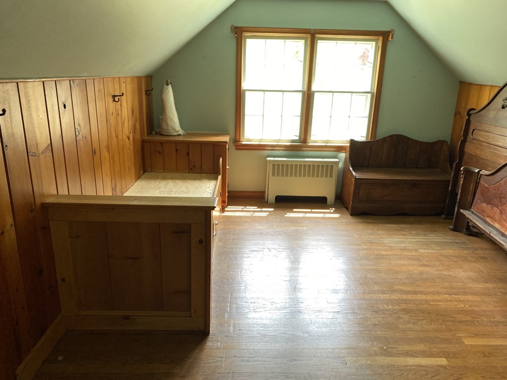 31 Upper Palmer Road Monson, MA 01057 - Photo 16 of 22 a kitchen with a window and a refrigerator