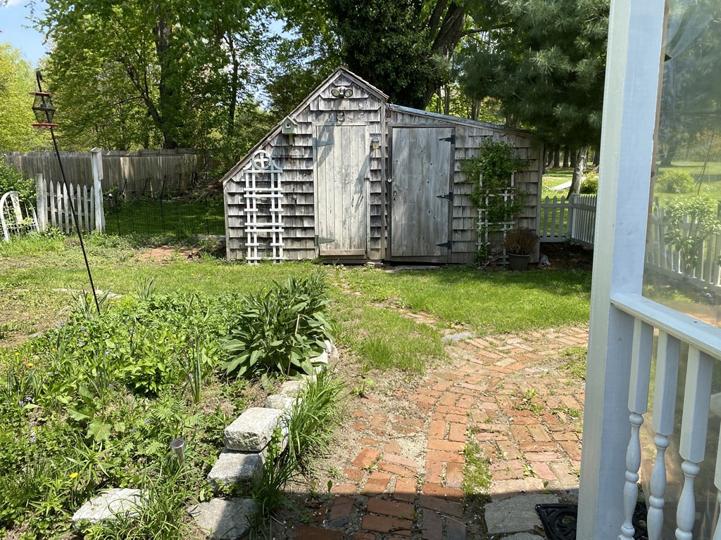 31 Upper Palmer Road Monson, MA 01057 - Photo 20 of 22 a view of a house with backyard and garden