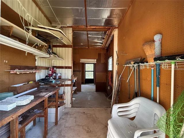 a view of a lake with houses