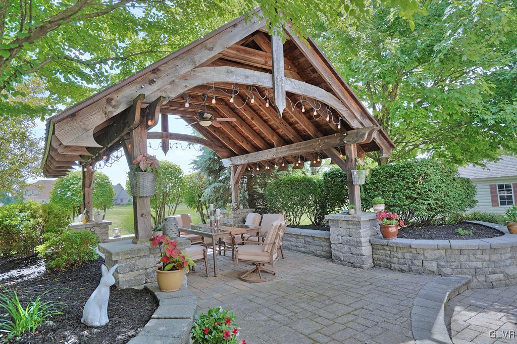 3280 Gun Club Road Nazareth, PA 18064 - Photo 32 of 34 a view of a two chairs in patio with a small yard