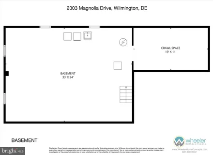 $539,000 | 2303 Magnolia Drive, Wilmington, DE 19810