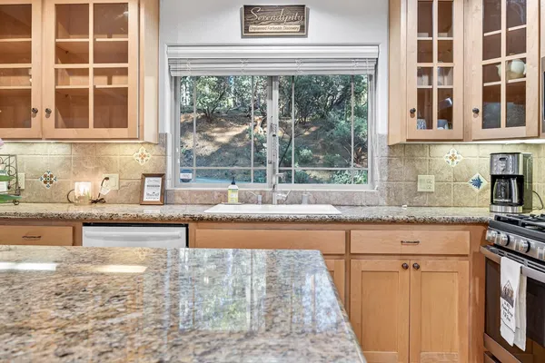 a close view of sink and mirror