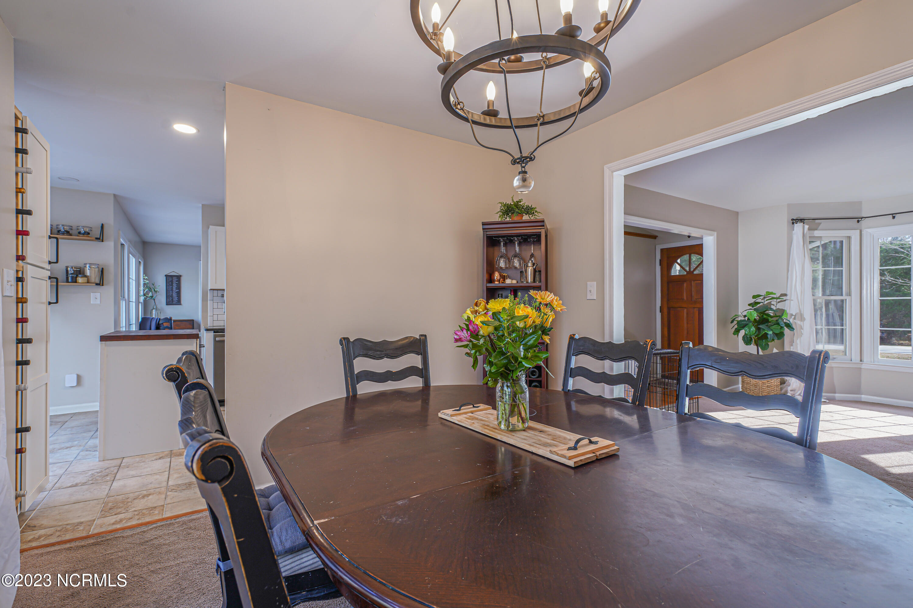 203 Willbarry Road Jacksonville, NC 28540 - Photo 28 of 62 Dining room to kitchen and family room