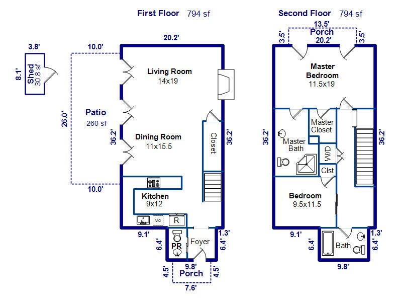 34 Krier Lane Mount Pleasant, SC 29464 - Photo 69 of 69 Floor plan