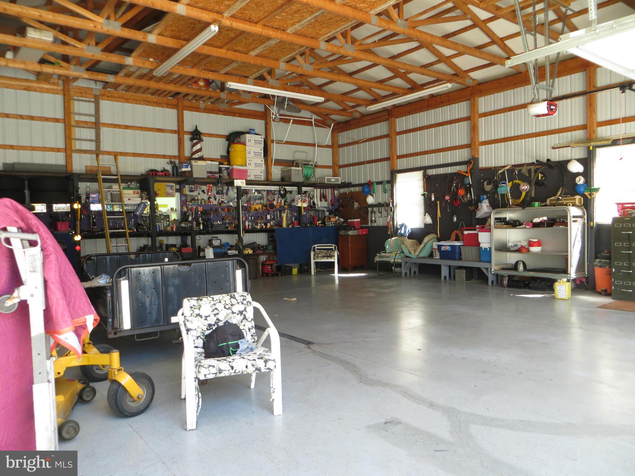101 Kirk Road Elkton, MD 21921 - Photo 29 of 30 INSIDE POLE BUILDING CAN HOUSE 8 CARS