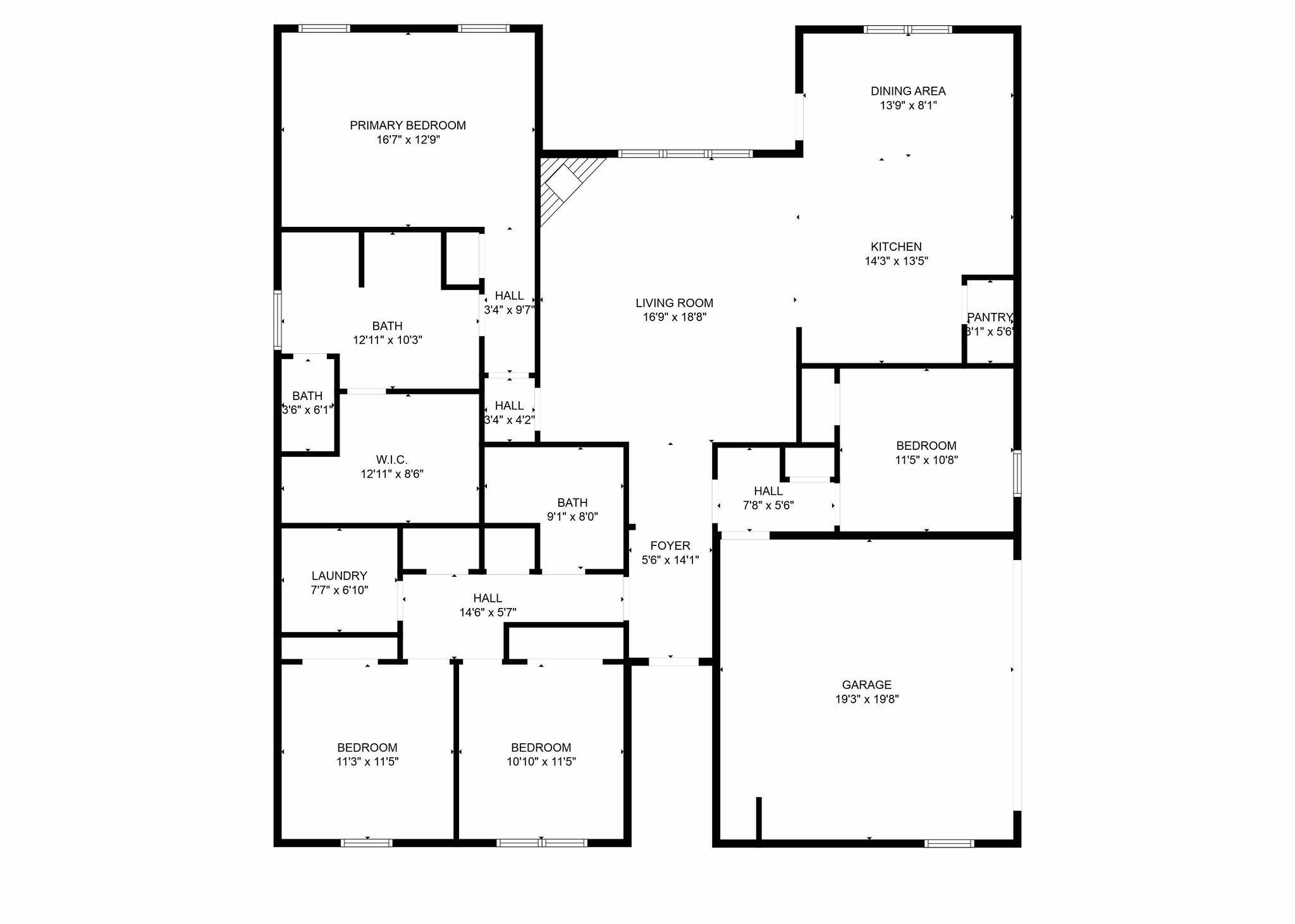 2082 Bourbon Street Foley, AL 36535 - Photo 51 of 51 Floor Plan