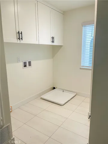 a view of white cabinets