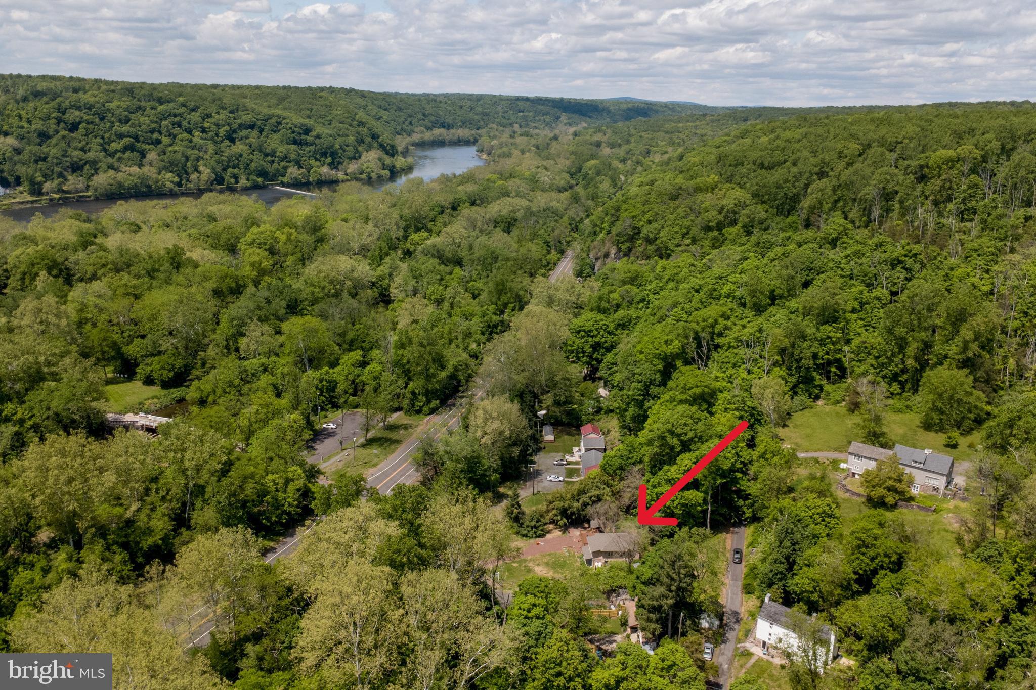 6 Quarry Road Stockton, NJ 08559 - Photo 33 of 34 Delaware River is to the left, hidden by trees