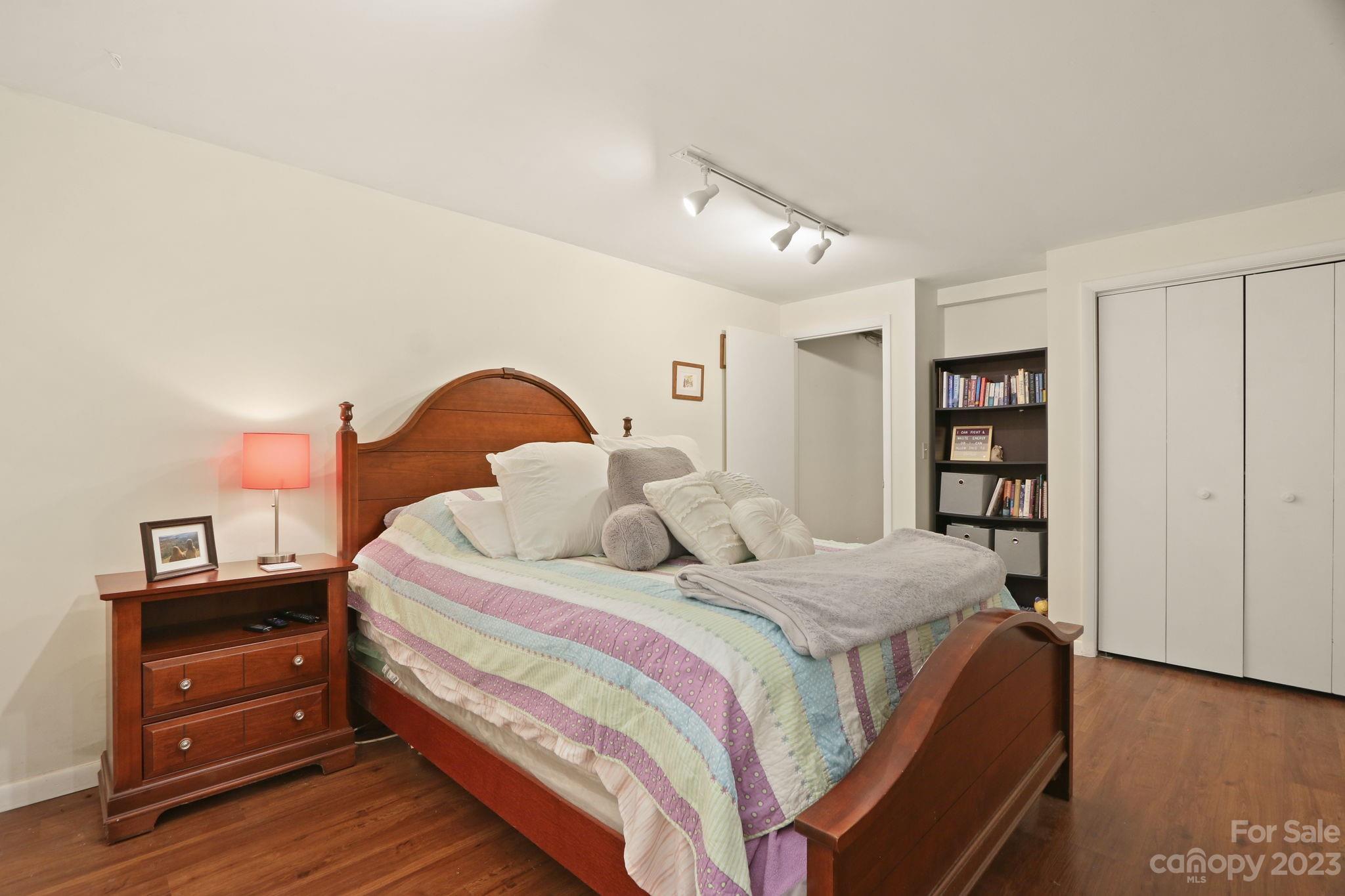 270 Pine Street Boone, NC 28607 - Photo 40 of 47 a bedroom with a bed and a closet