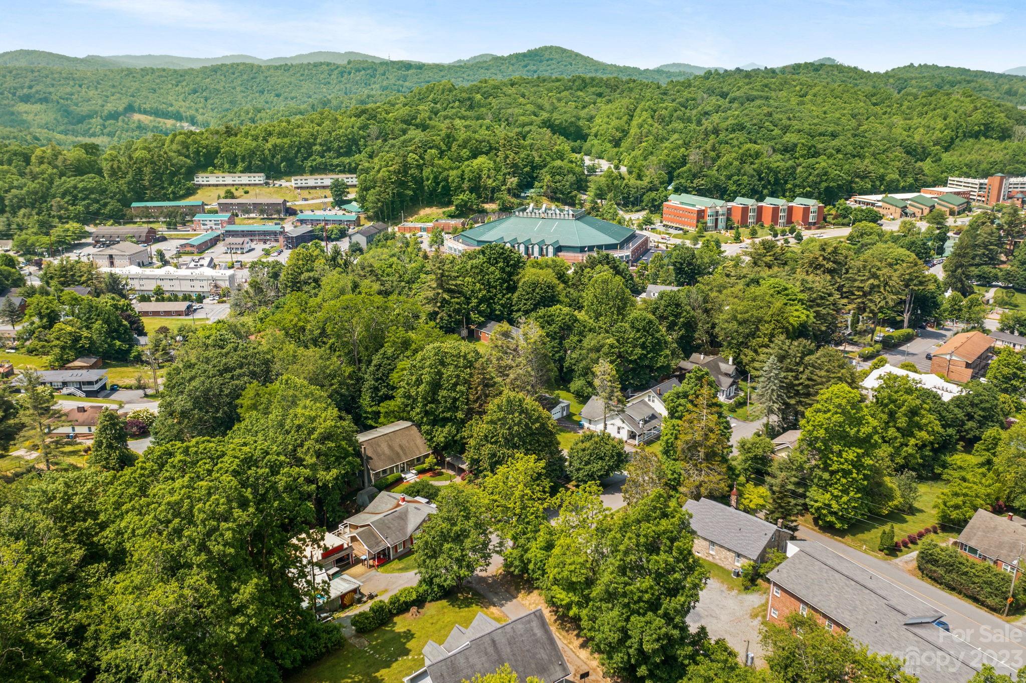 270 Pine Street Boone, NC 28607 - Photo 47 of 47 an aerial view of residential house with outdoor space and street view