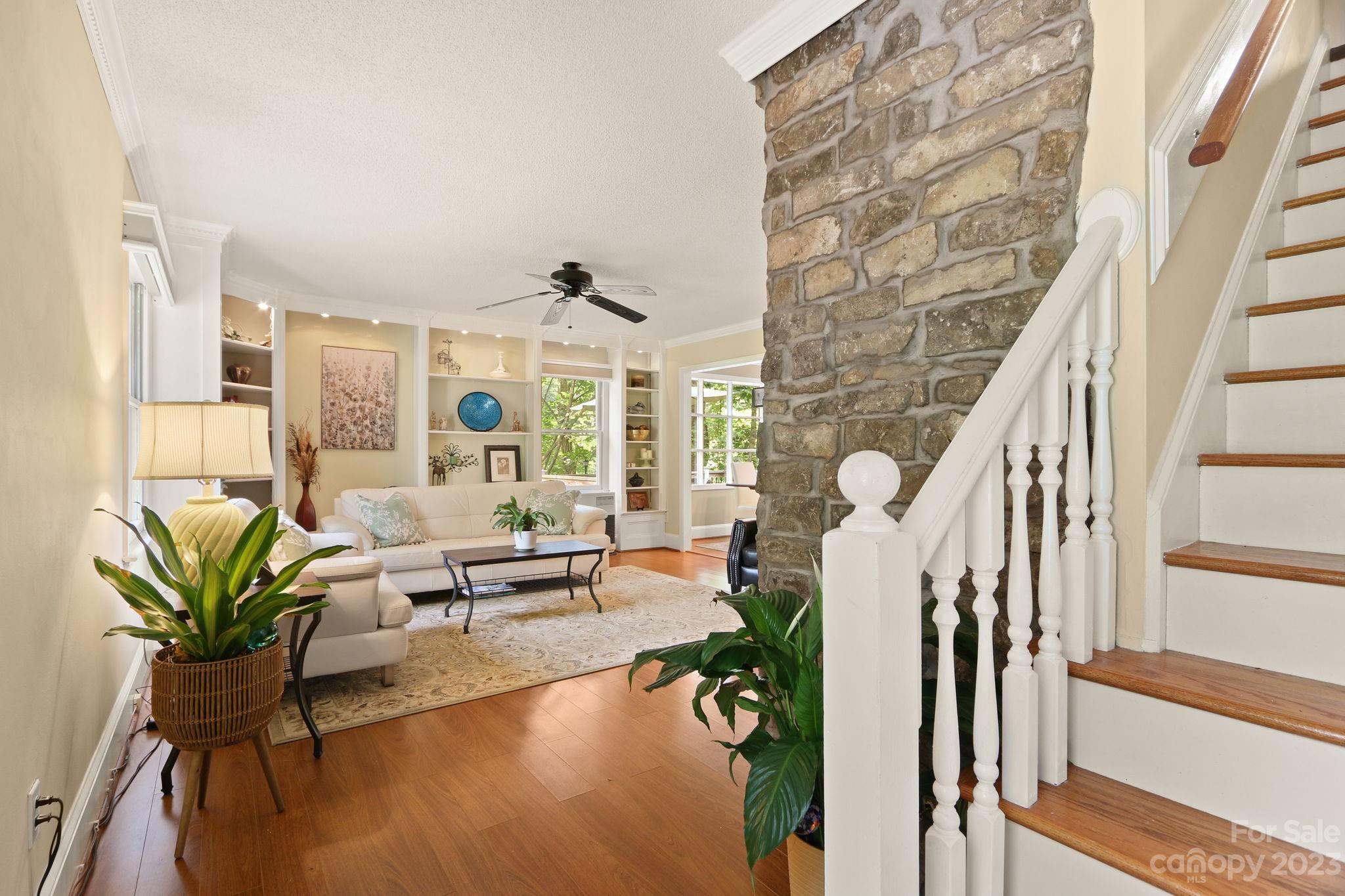 270 Pine Street Boone, NC 28607 - Photo 5 of 47 a living room with furniture and a potted plant