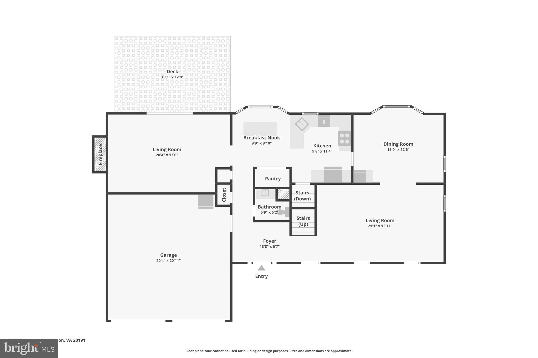 2484 Freetown Drive Reston, VA 20191 - Photo 60 of 63 Floor Plan - Main Level