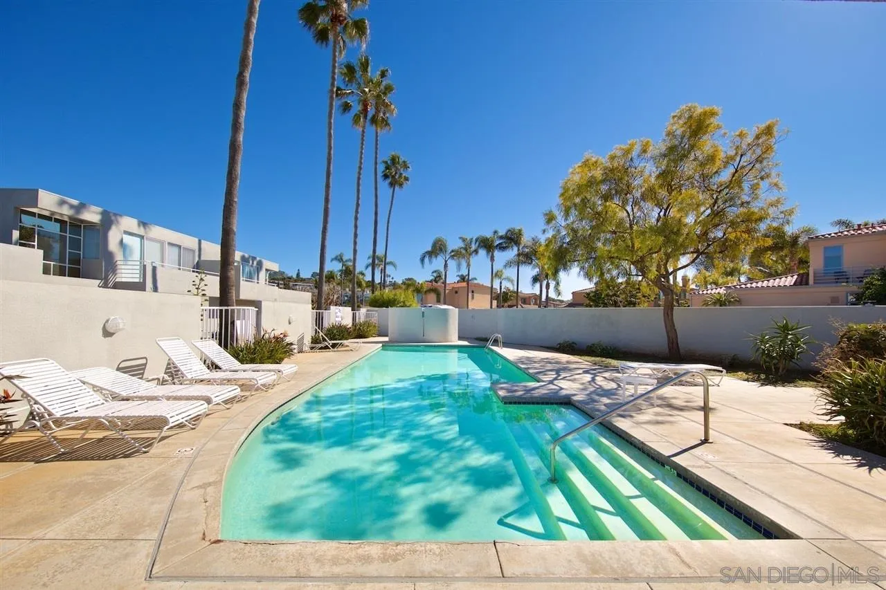166 Solana Point Circle Solana Beach, CA 92075 - Photo 19 of 20 a view of swimming pool with a lounge chairs