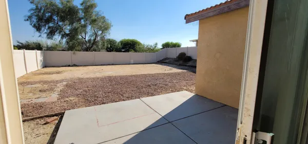 a view of outdoor space and yard
