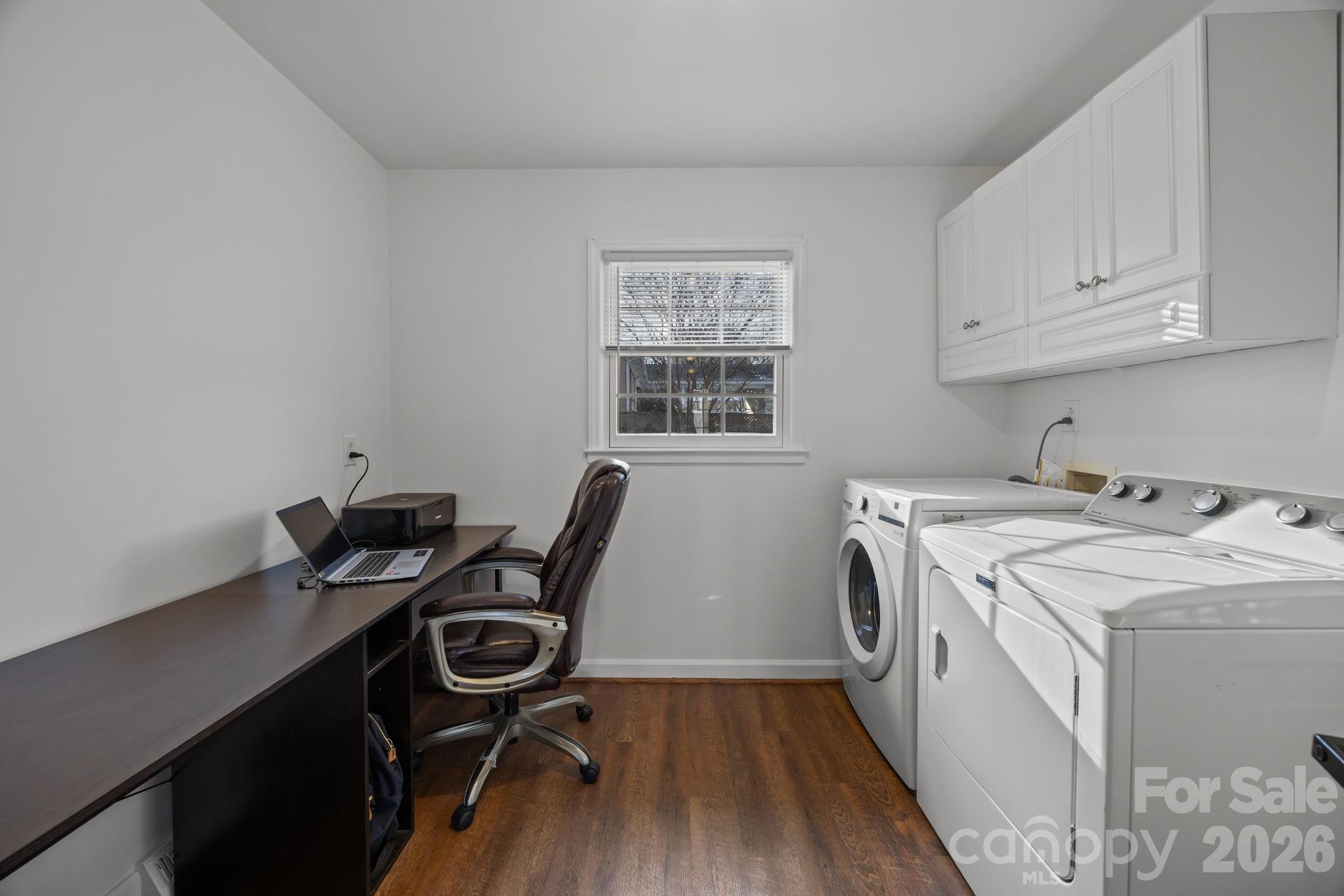 2431 Fox Hollow Road Mint Hill, NC 28227 - Photo 22 of 30 a view of a workspace with furniture and a window