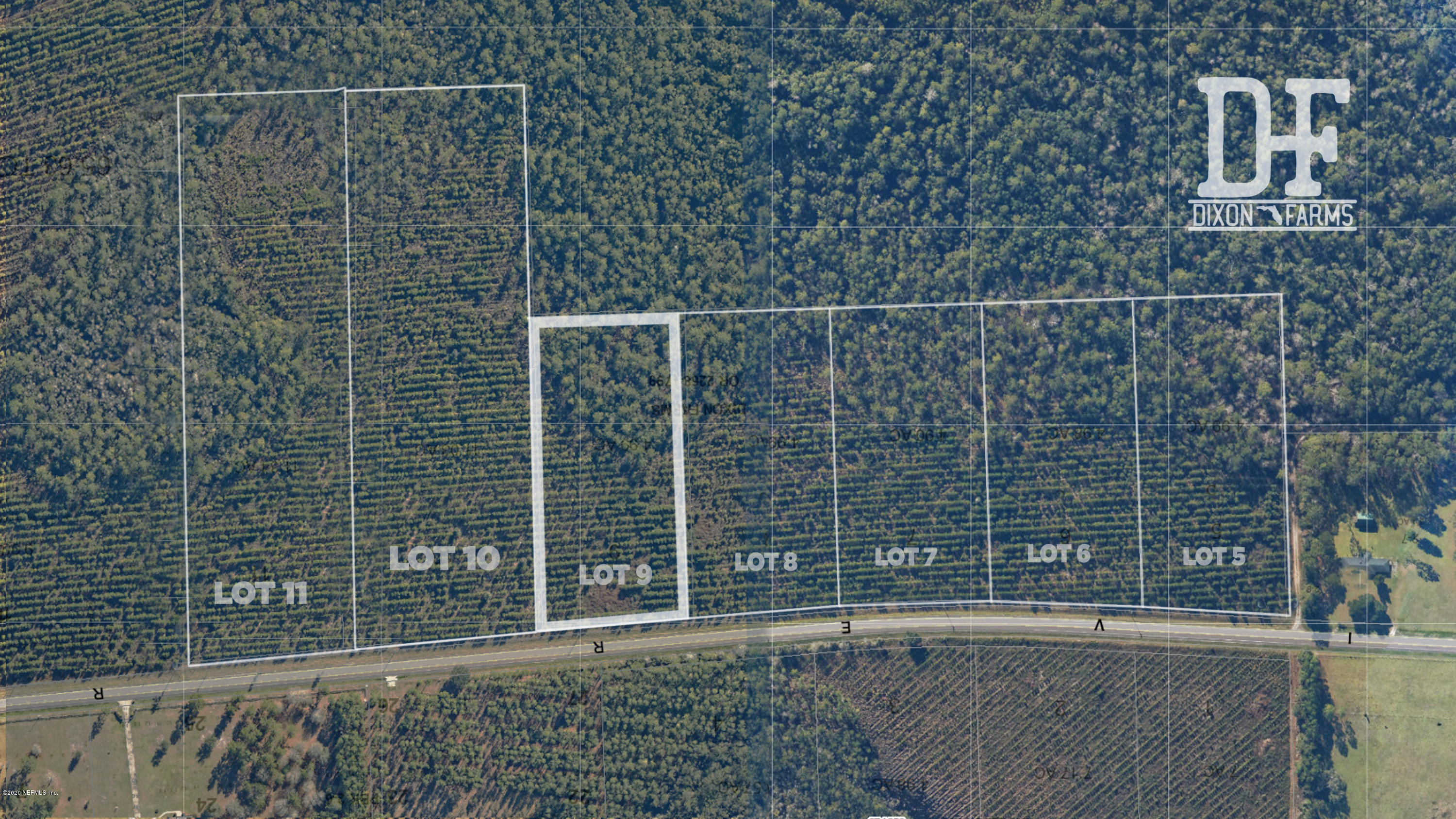 613840 River Road Callahan, FL 32011 - Photo 9 of 10 Plat_Lot 9_SAT
