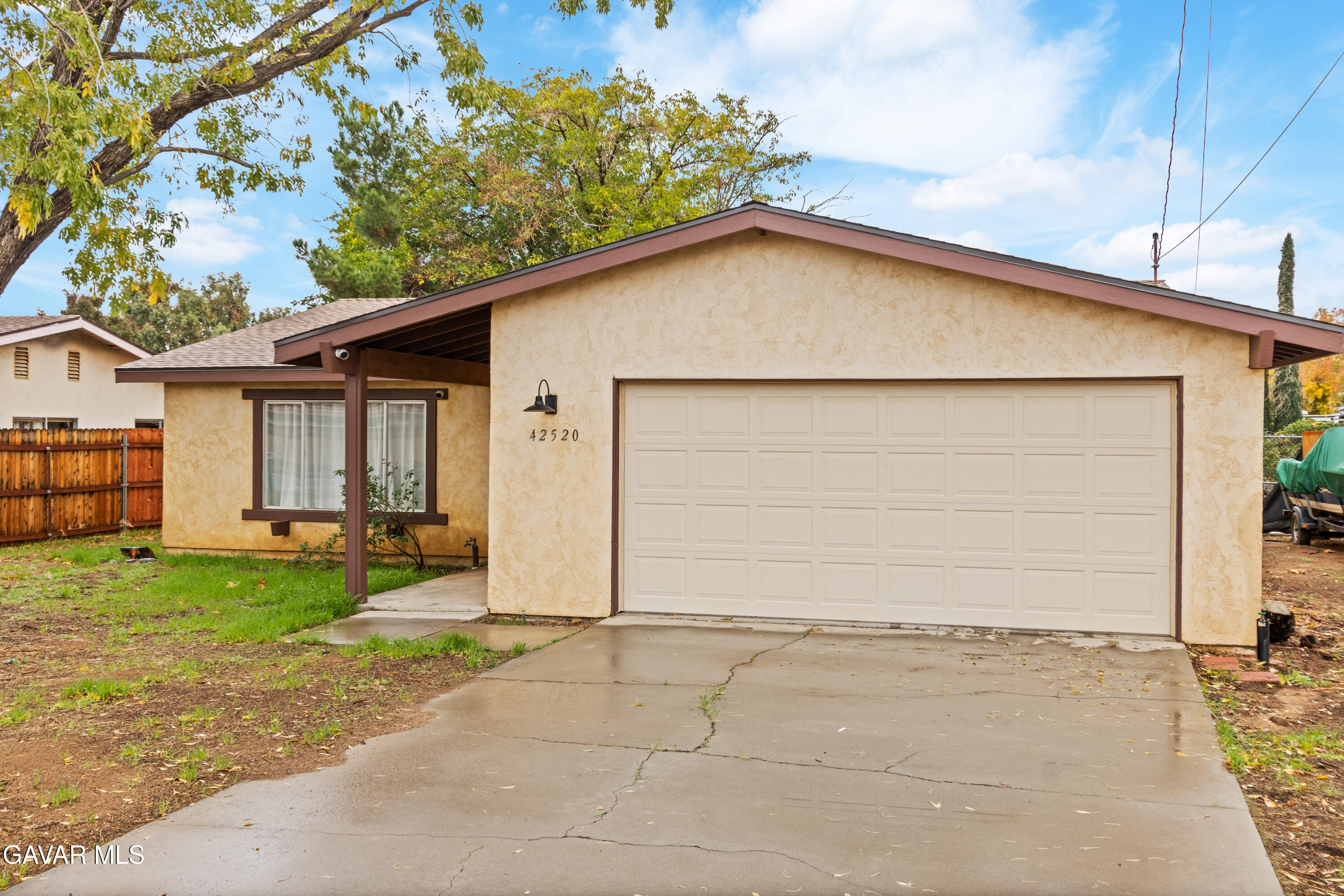 a house with a outdoor space