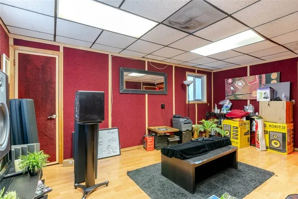 a outdoor space with furniture