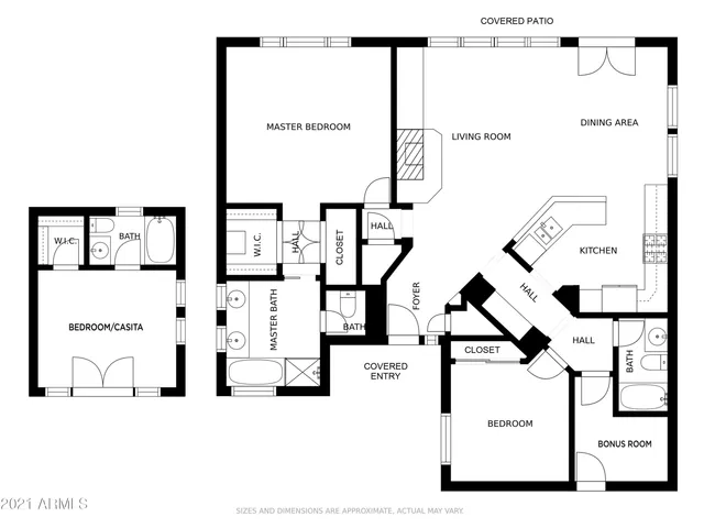 a picture of a floor plan
