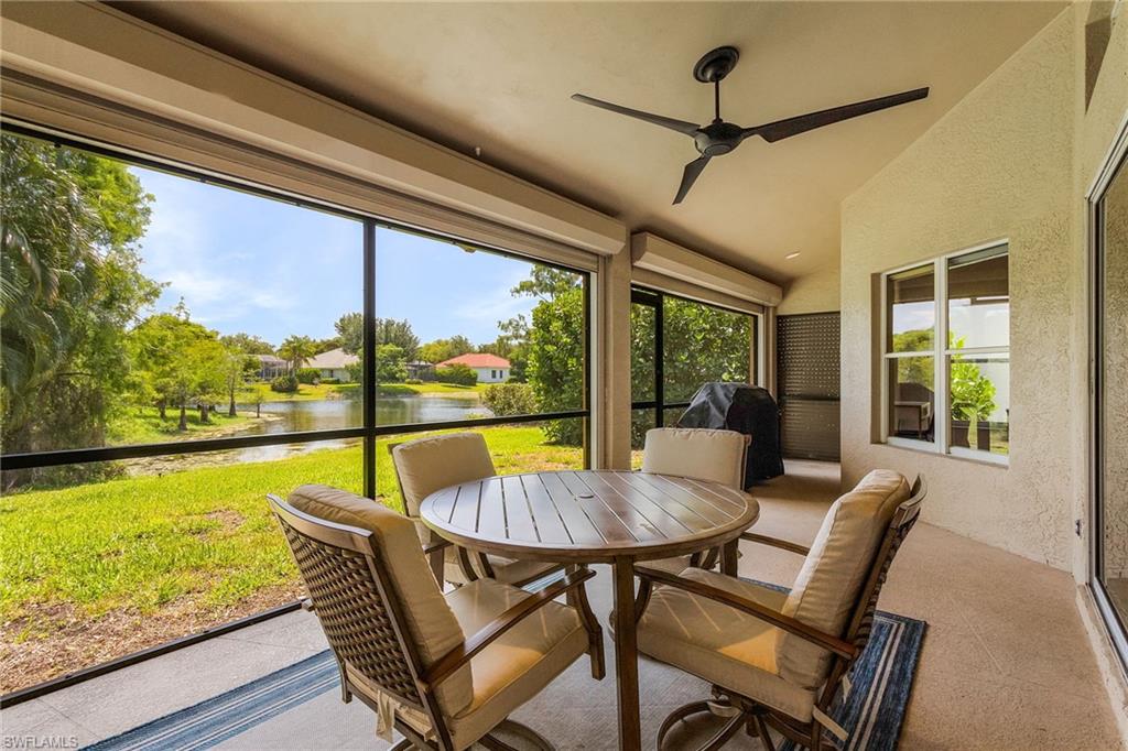 7596 San Miguel Way Naples, FL 34109 - Photo 22 of 34 a view of a dining room with furniture window and outside view