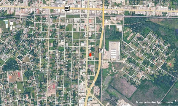 a view of a city from a balcony