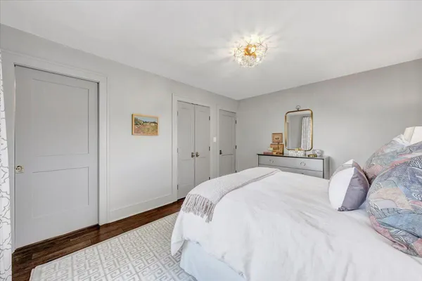 a aerial view of a house