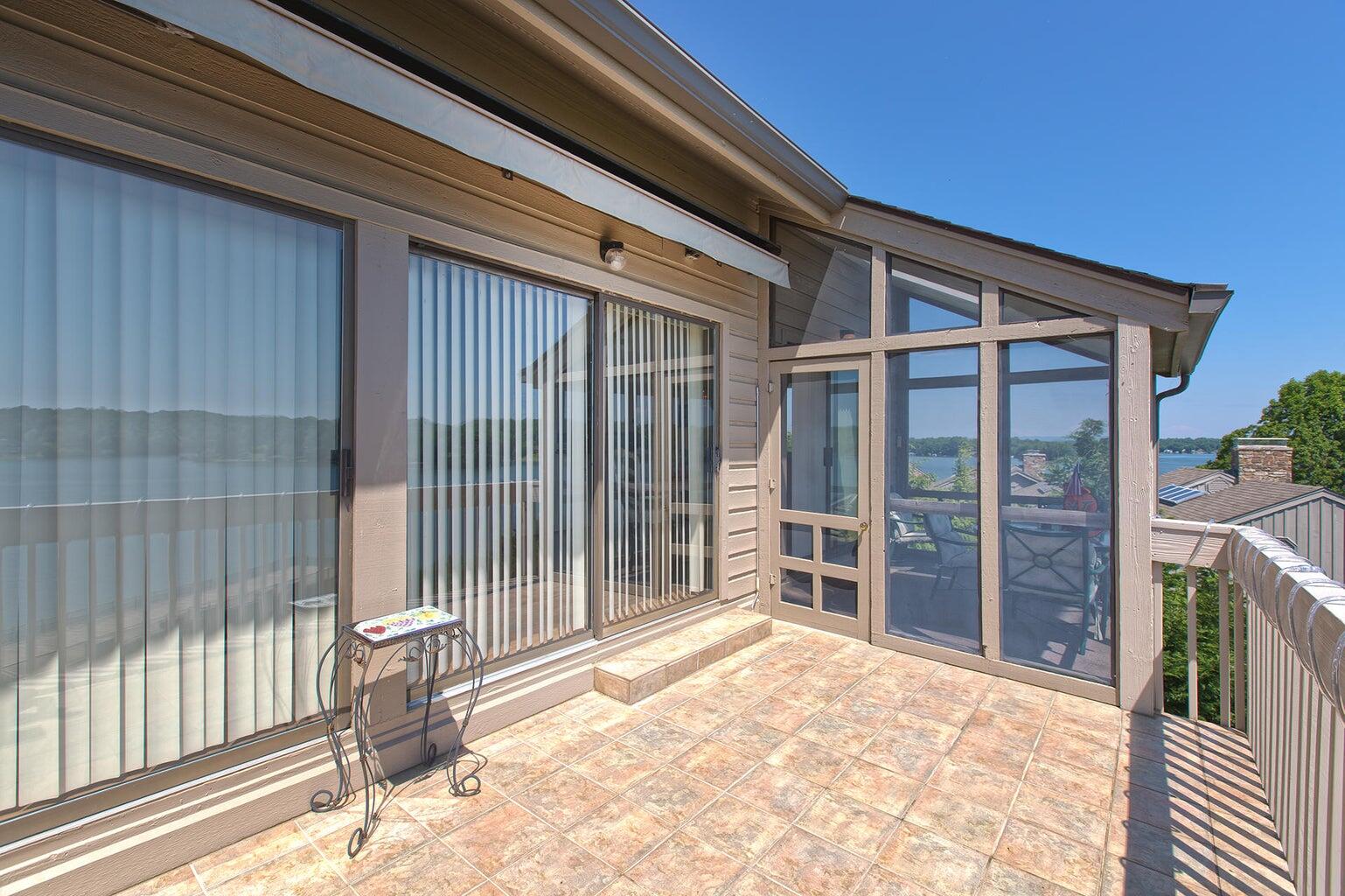 835 Gangplank Road, Unit 113 Moneta, VA 24121 - Photo 81 of 108 tile deck overlooking the lake