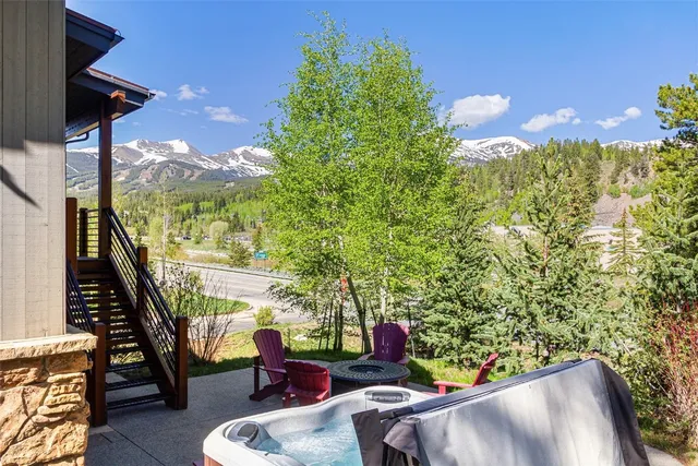 a view of a porch with furniture