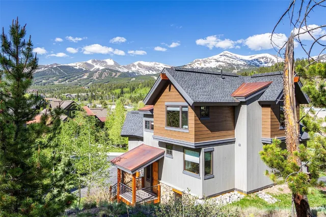 a house view with a garden space