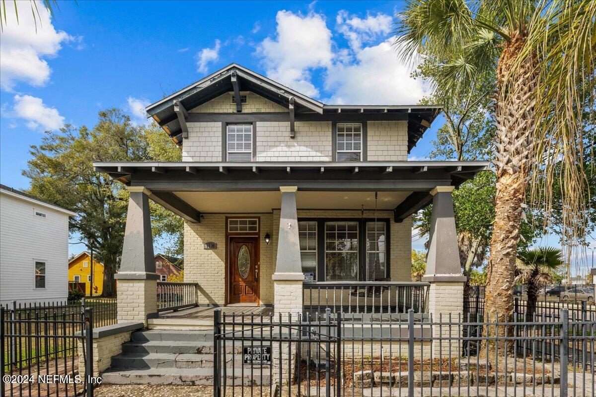 1954 Hubbard Street Jacksonville, FL 32206 - Photo 3 of 30 a front view of a house with glass windows