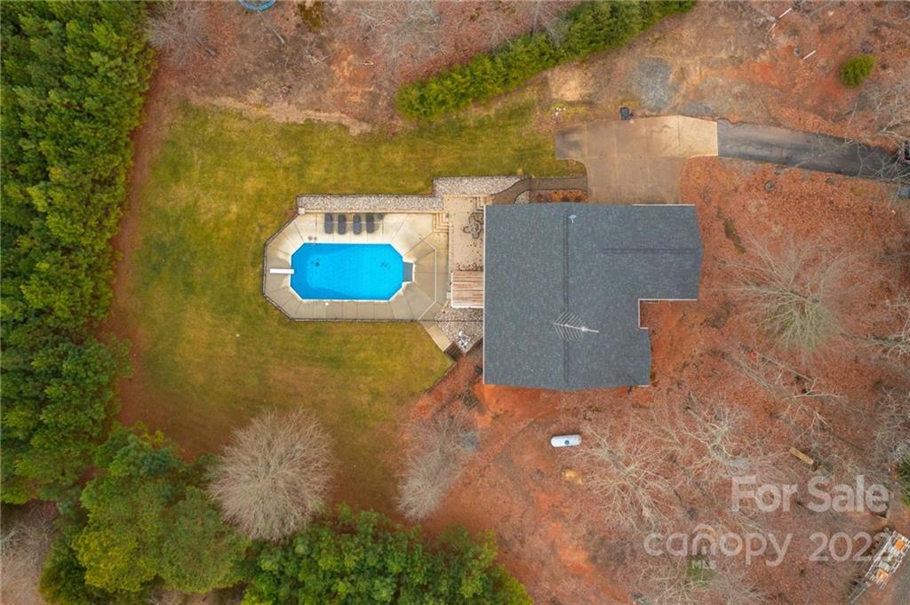 6265 Oxford School Road Claremont, NC 28610 - Photo 25 of 30 aerial view of a house