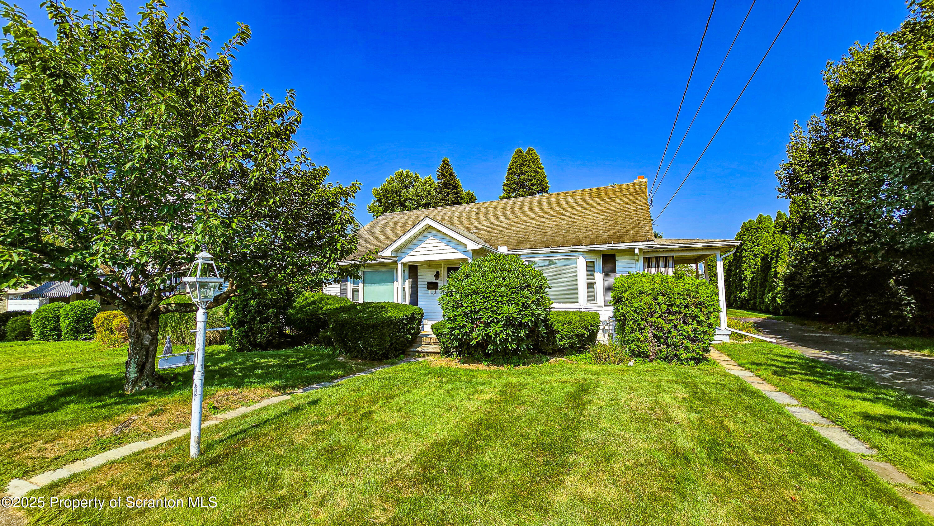 a view of a house with garden