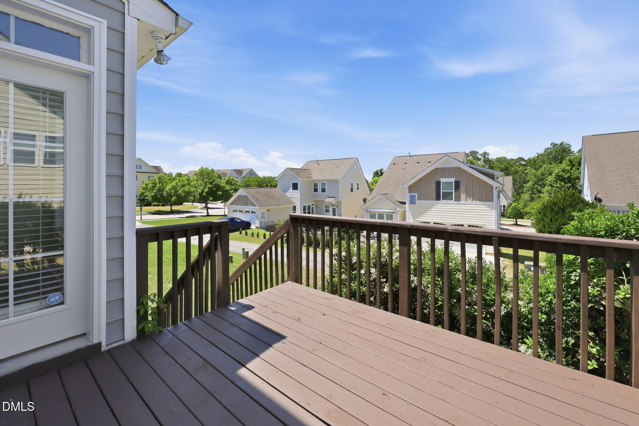 336 Plott Hound Lane Wake Forest, NC 27587 - Photo 30 of 39 a view of a balcony with wooden floor and fence