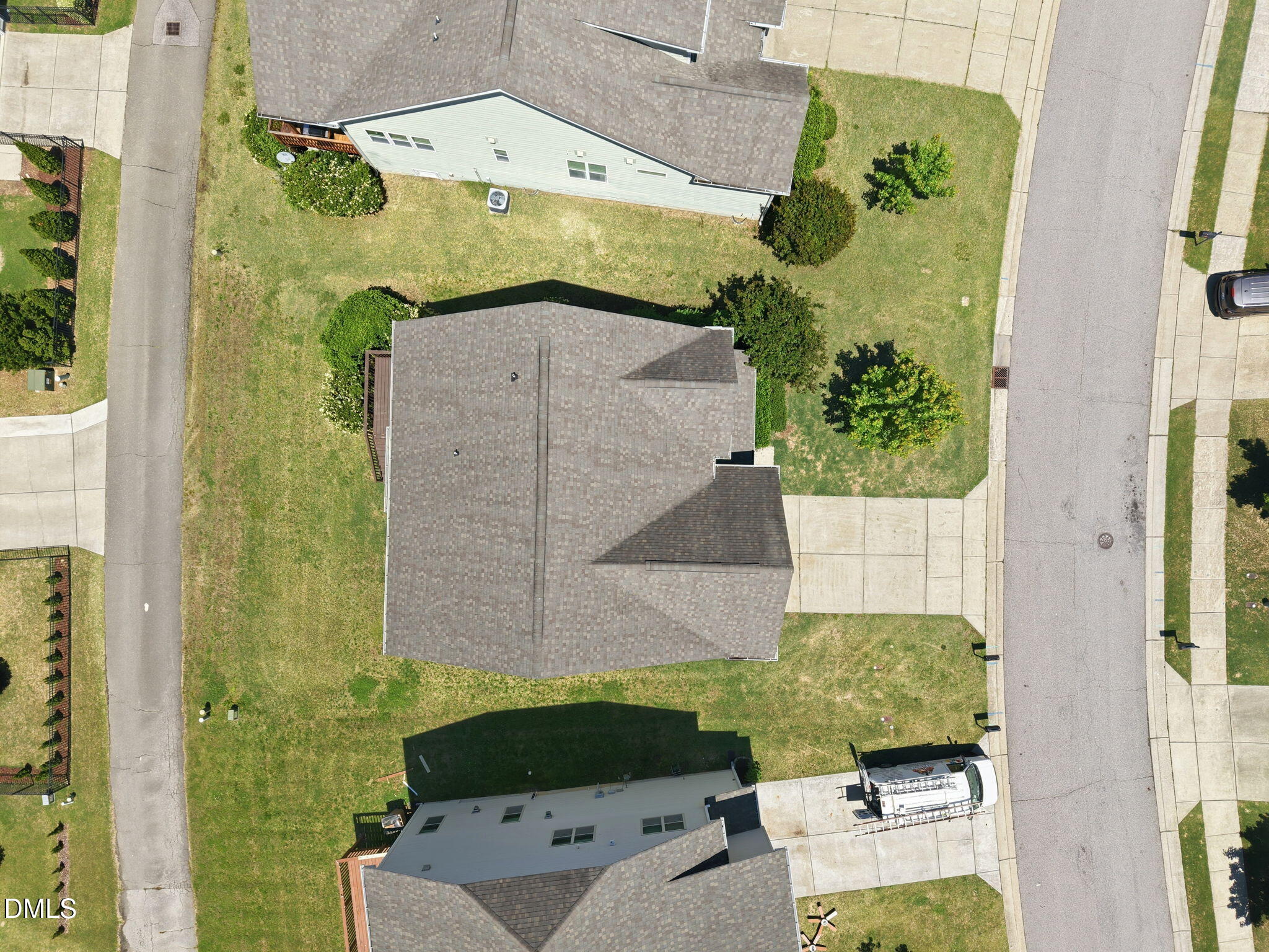 336 Plott Hound Lane Wake Forest, NC 27587 - Photo 39 of 39 an aerial view of a house with a yard