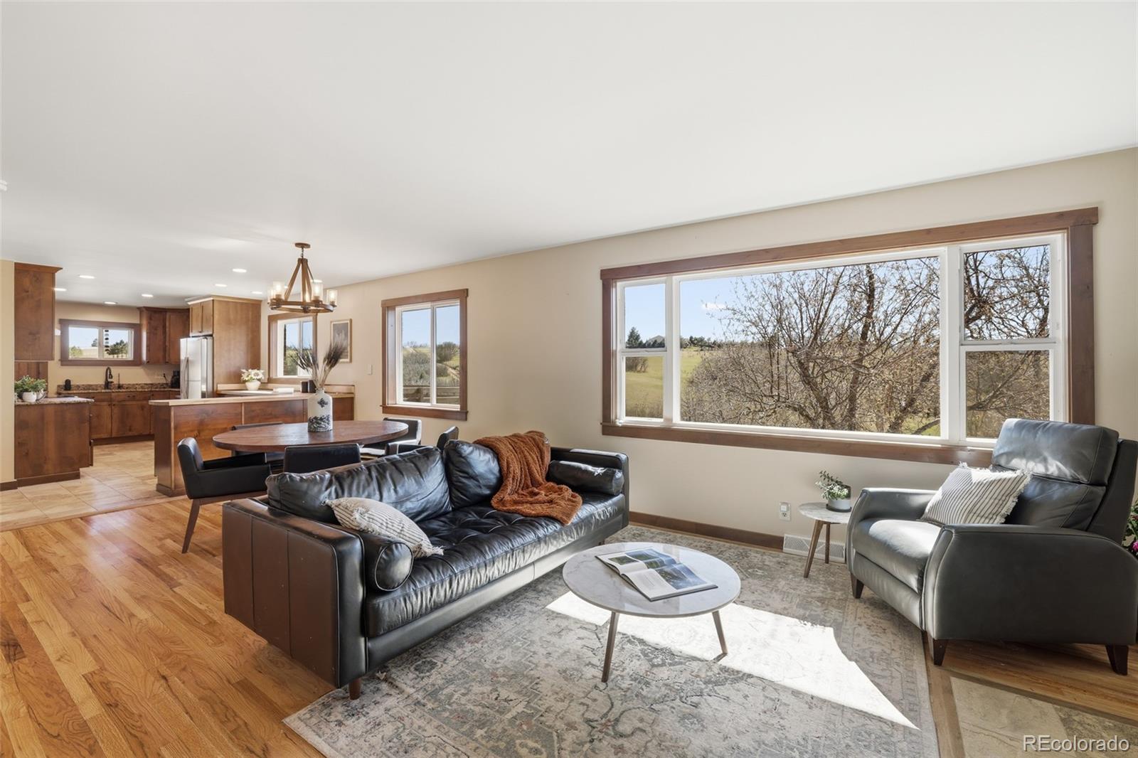 2097 West Wolfensberger Road Castle Rock, CO 80109 - Photo 7 of 48 a living room with furniture and a large window
