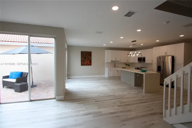 a view of empty room