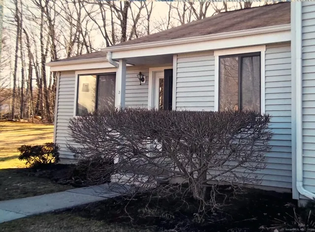 a view of a house with a yard and garage