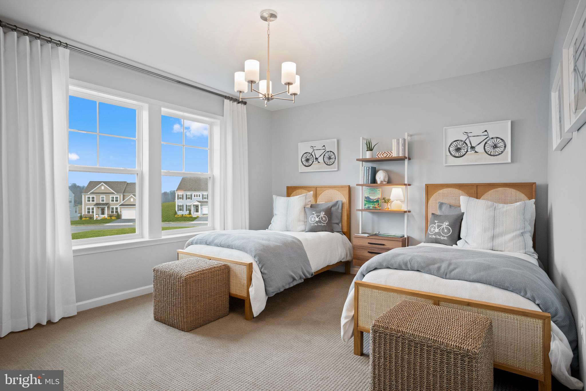 Tbb Tbb Marquee Farm Road, Unit BRIDGEPORT Charles Town, WV 25414 - Photo 10 of 35 a spacious bedroom with two beds and a window