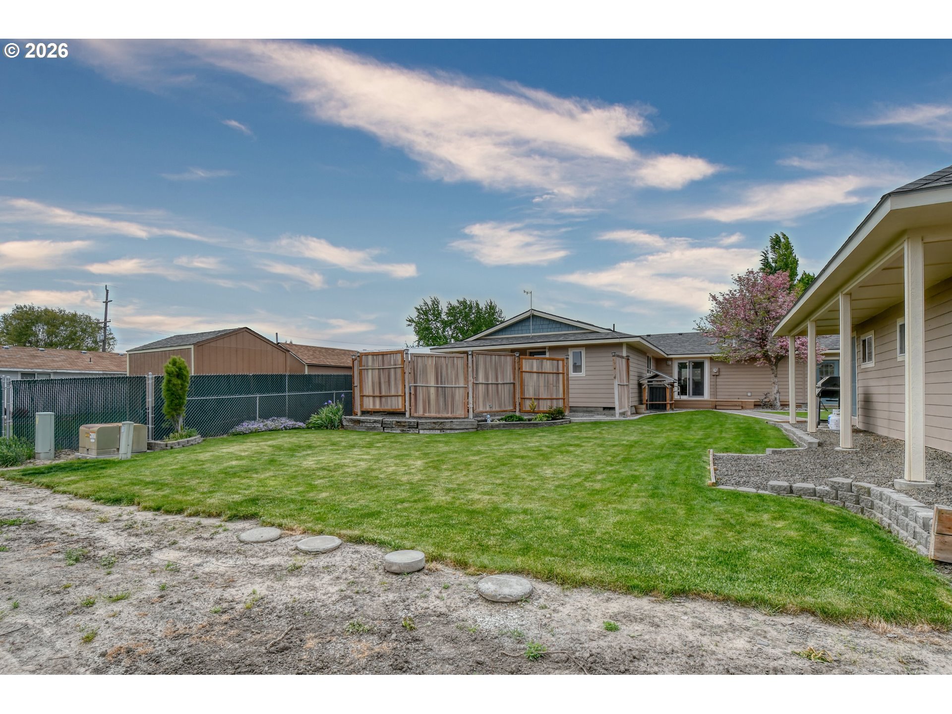 329 West Garfield Street Athena, OR 97813 - Photo 42 of 46 a view of a back yard of the house