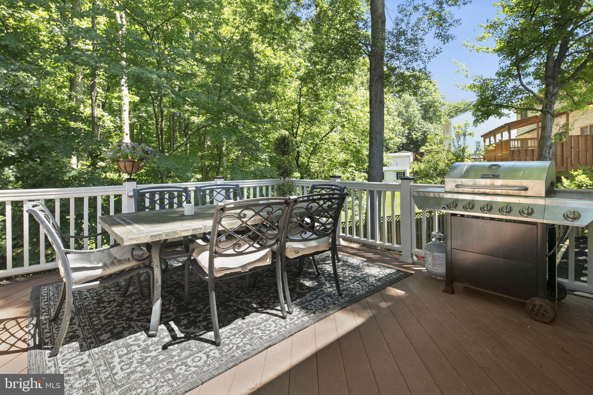 8210 Rushing Creek Drive Springfield, VA 22153 - Photo 55 of 70 deck off of main level family roomlow