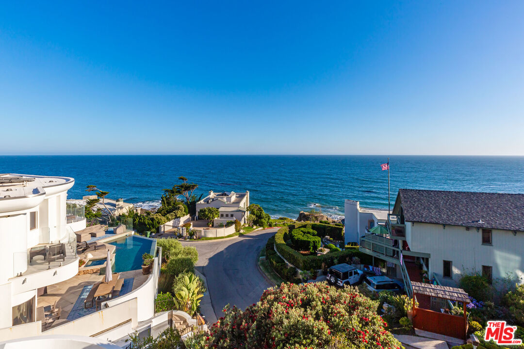 31550 Victoria Point Road Malibu, CA 90265 - Photo 16 of 20 an aerial view of a house with a ocean view