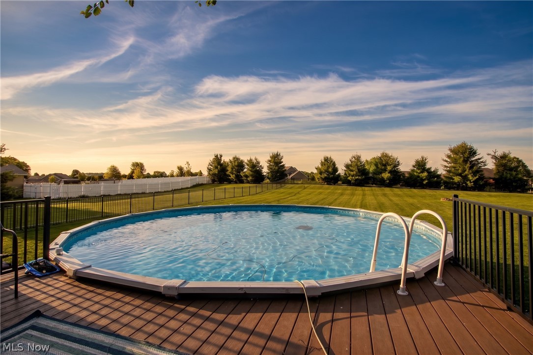 3434 York Road Orrville, OH 44667 - Photo 40 of 50 Pool With Trex Decking