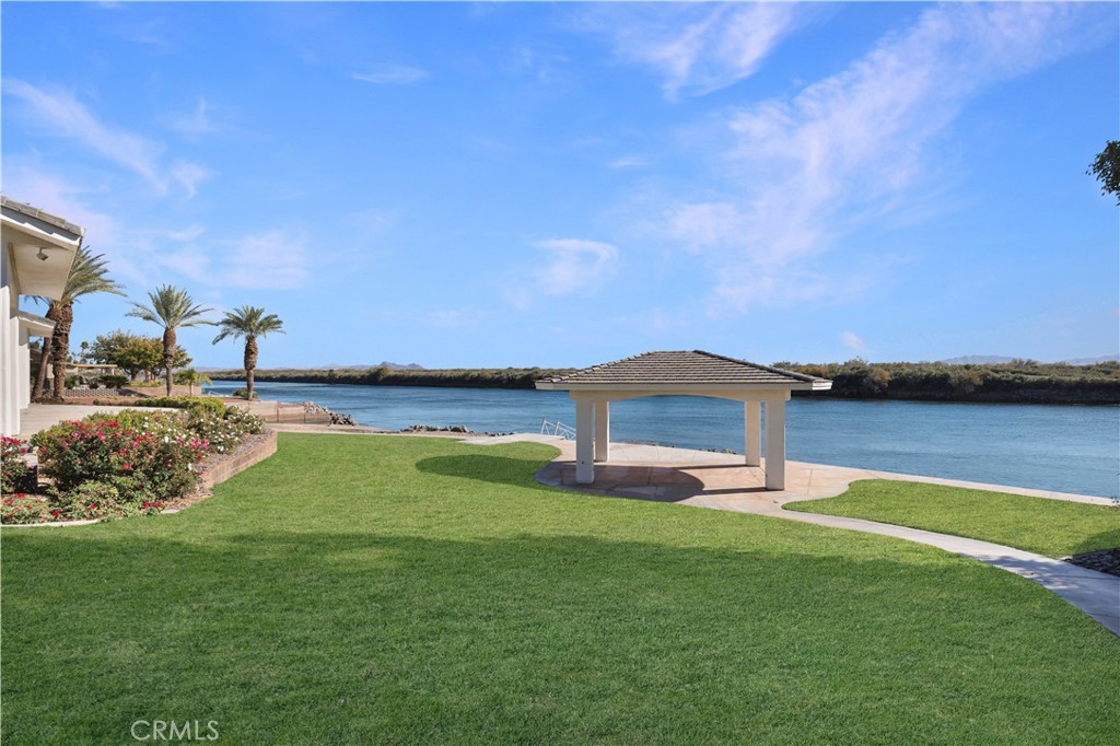 7645 Rio Vista Drive Big River, CA 92242 - Photo 25 of 56 a swimming pool with outdoor seating and deck