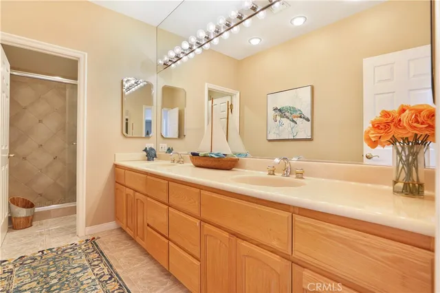 an aerial view of houses with outdoor space