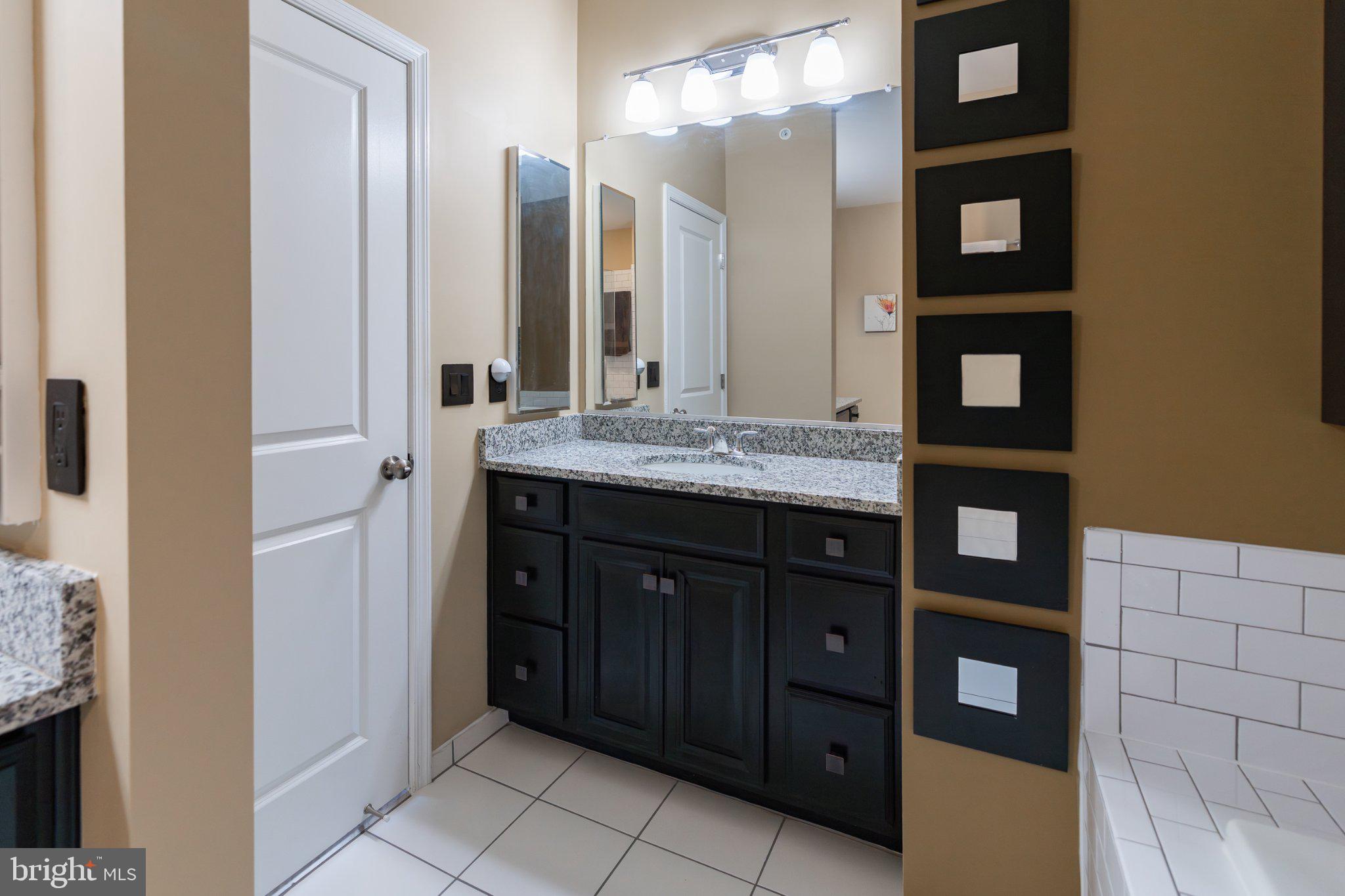 1414 Ribbon Limestone Terrace Southeast, Unit E204 Leesburg, VA 20175 - Photo 30 of 49 Sleek modern bathroom with elegance.