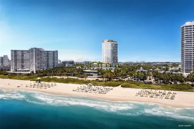 a view of city with ocean