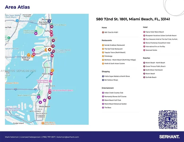 $11,500 | 580 72nd Street, Unit 1801, Miami Beach, FL 33141
