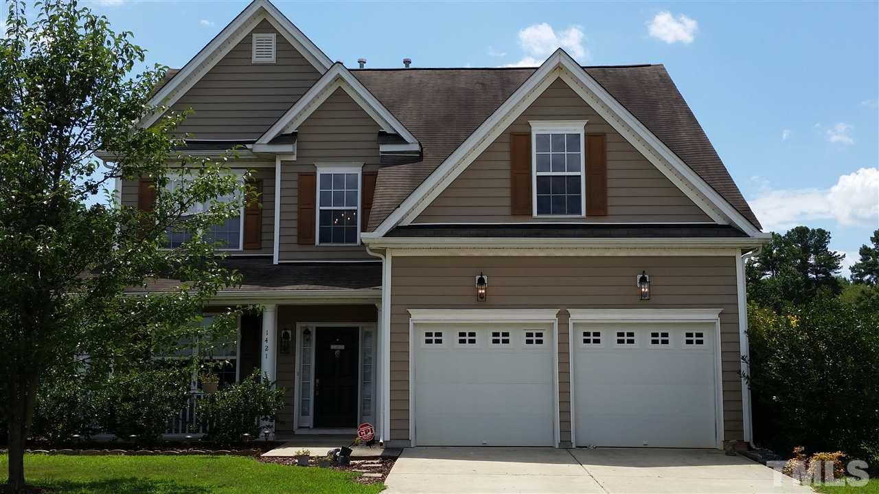 1421 Reynolds Mill Road Wake Forest, NC 27587 - Photo 1 of 18 Your new home awaits you! This lovely home has a fenced in backyard, walking distant to the community swimming pool, and located in Reynolds Mill Subdivision.