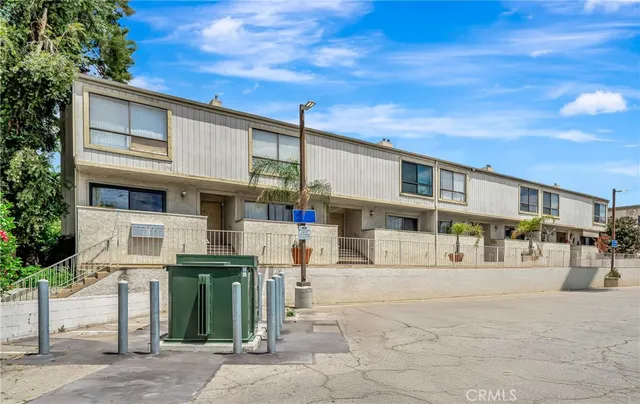 a view of a building with many windows