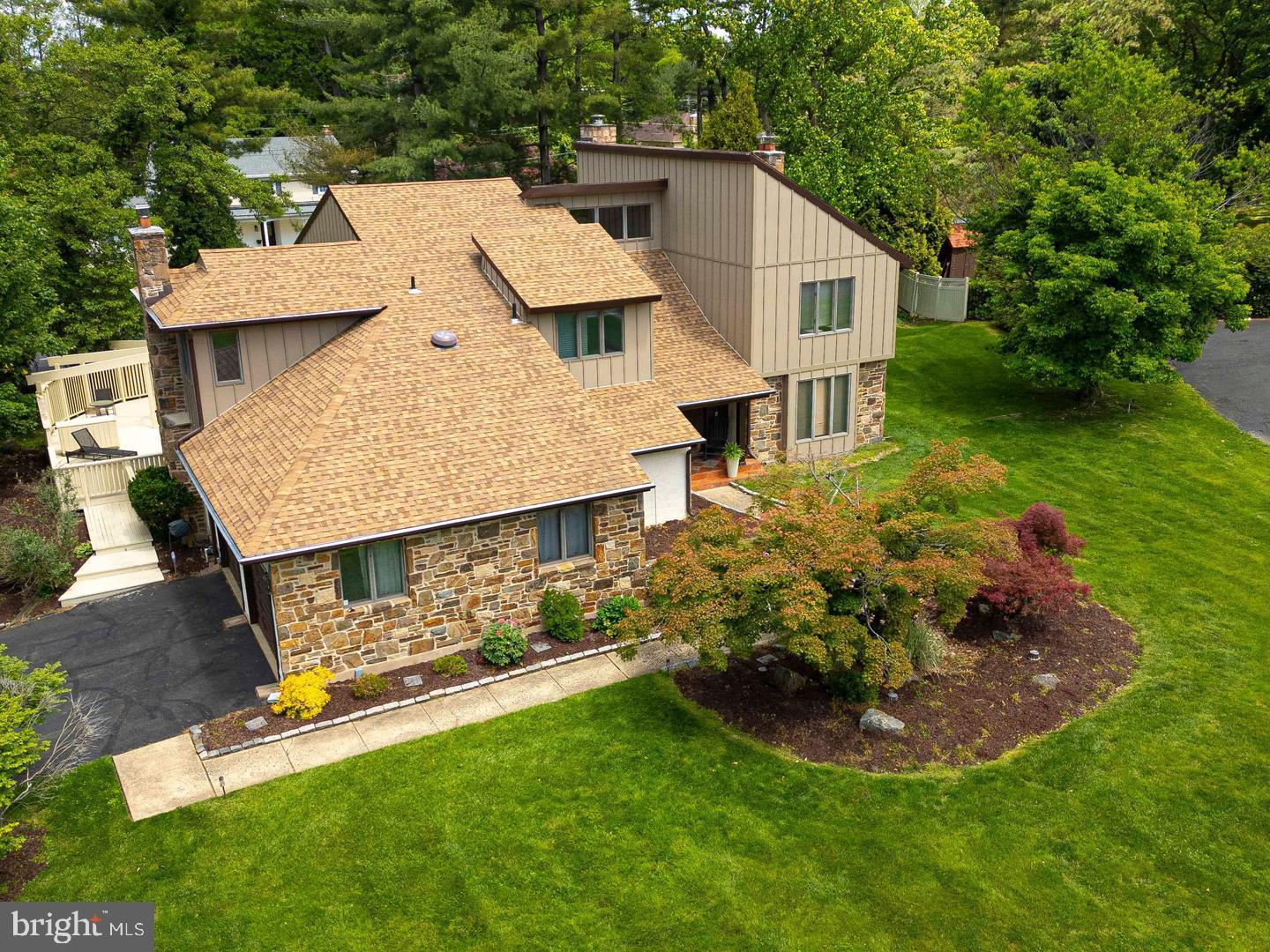 1983 Melmar Road Huntingdon Valley, PA 19006 - Photo 2 of 49 Drone Exterior